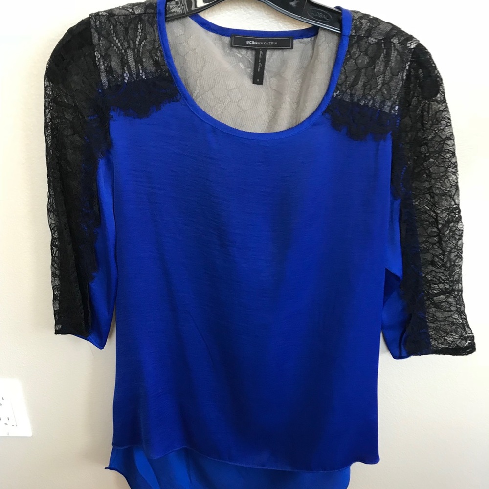 BCBG Open Back Top